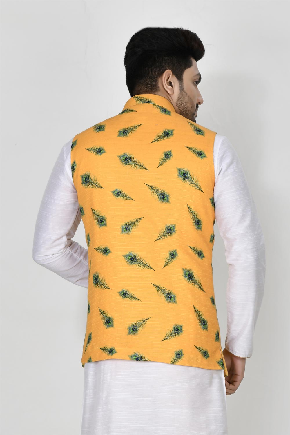 Multicolour Colour Art silk Fabric Digital Printed Jacket