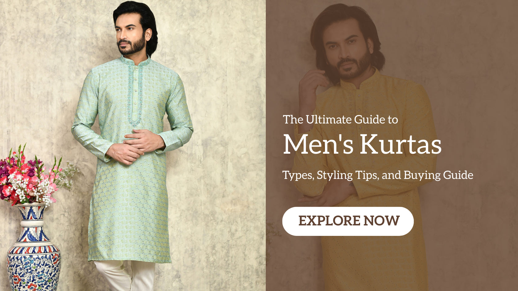 The Ultimate Guide to Men's Kurtas: Types, Styling Tips, and Buying Guide